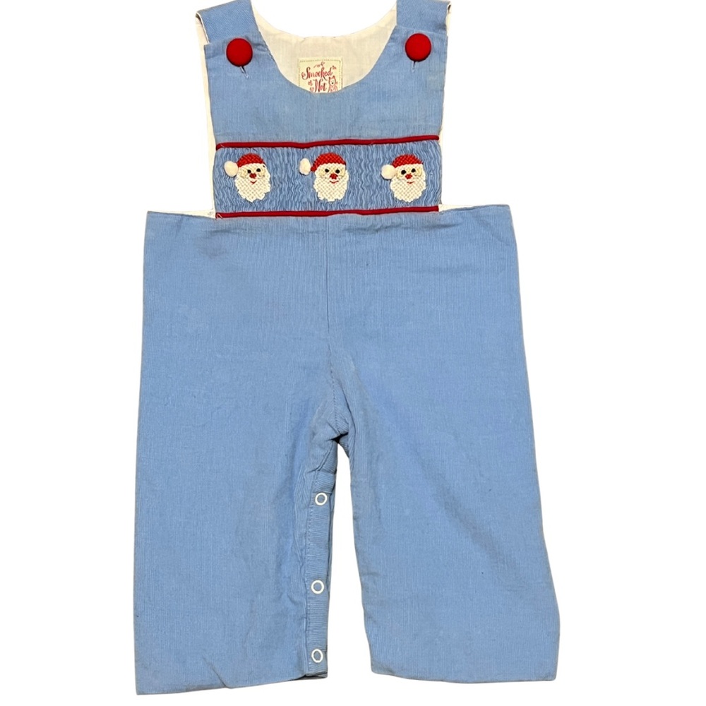 Smocked Santa Romper